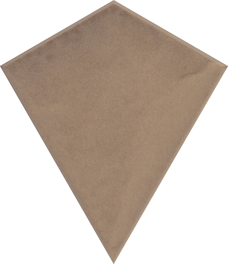 Skite Brass Ceramic Tile - Matte - 6" X 7" Diamond
