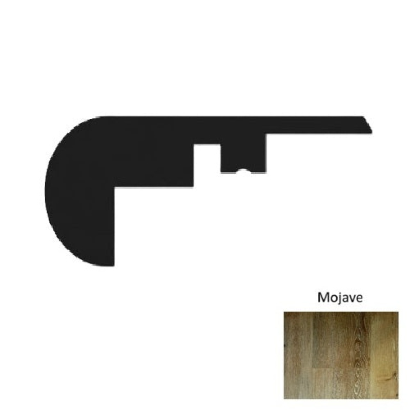 1500 Series Mojave Luxury Vinyl Moulding / Trim - 94" Overlap Stair Nose - Embossed