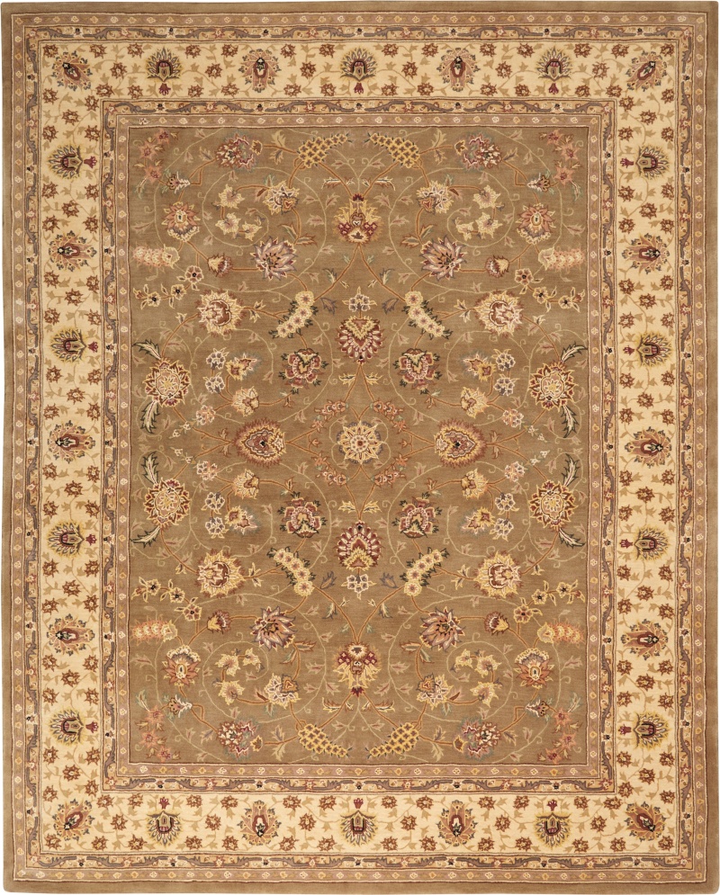 Nourison 2000 Olive Wool Blend Traditional Area Rug