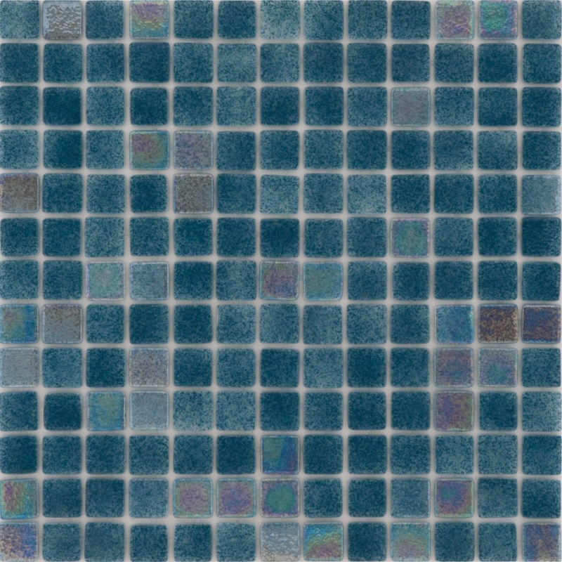 Iris Nilo. Glass Mosaic - 1" X 1" - Polished