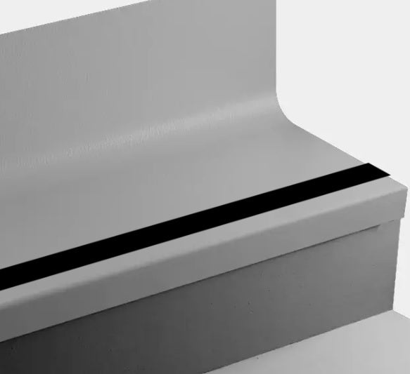 Johnsonite Vaporize Hammered Rubber Stair Tread