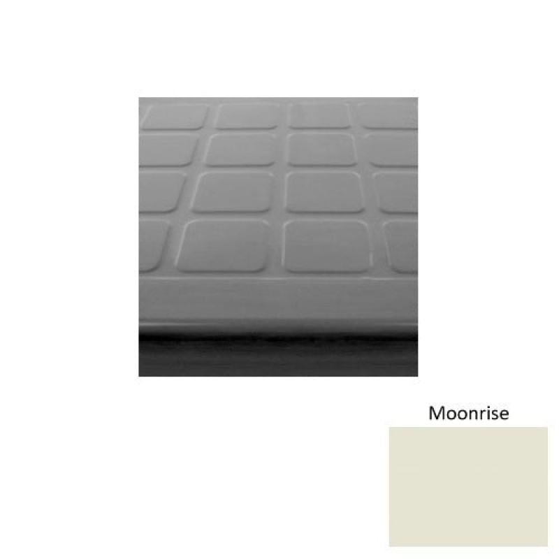Solid 94 Moonrise Rubber (Sq) With Galley Red Abrasive Strip Stair Tread With Dupont Kevlar - Textured