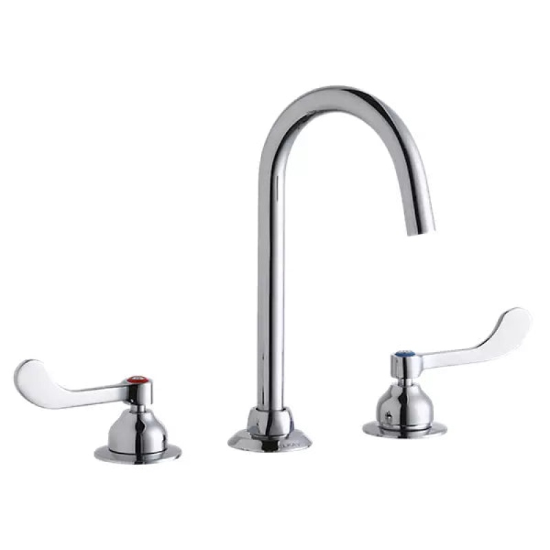 Elkay Chrome Deck Mount Kitchen Faucet