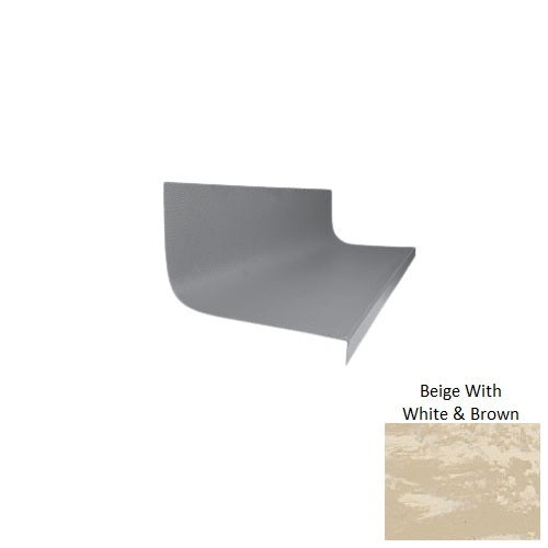 Hammered Rubber Stair Tread With Riser