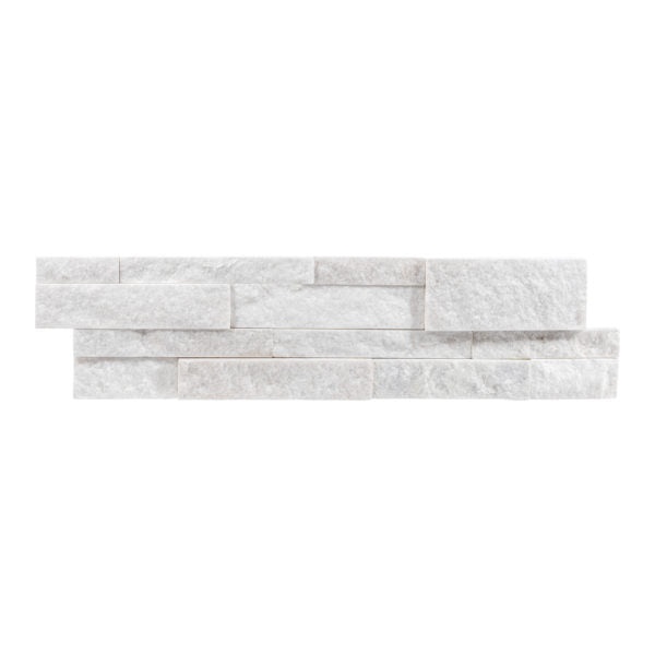 White Slate Ledgestone 6" x 24"