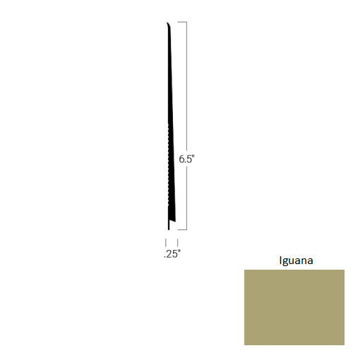 Johnsonite Iguana Rubber Tightlock Carpet Rubber Base