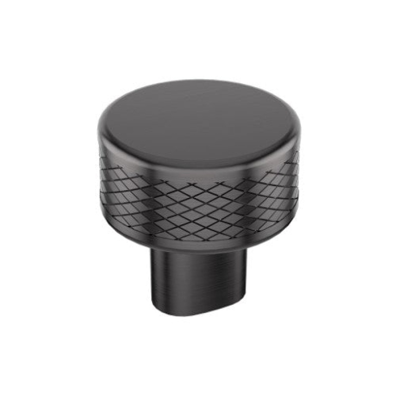 Bronx Zinc Cabinet Knob - Gunmetal - 1 1/4" (32 Mm)
