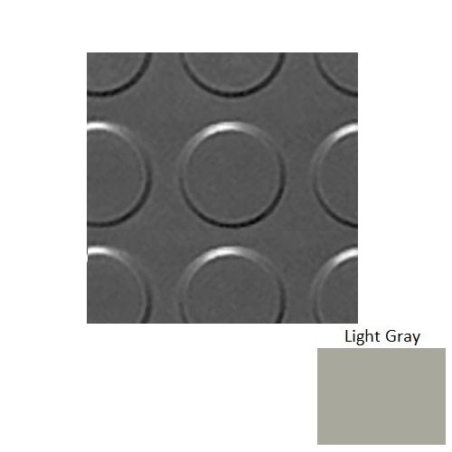 Flextones Light Gray Rbt Radial High Profile Rubber Distinct Designs Tile - Textured - 18" X 18"