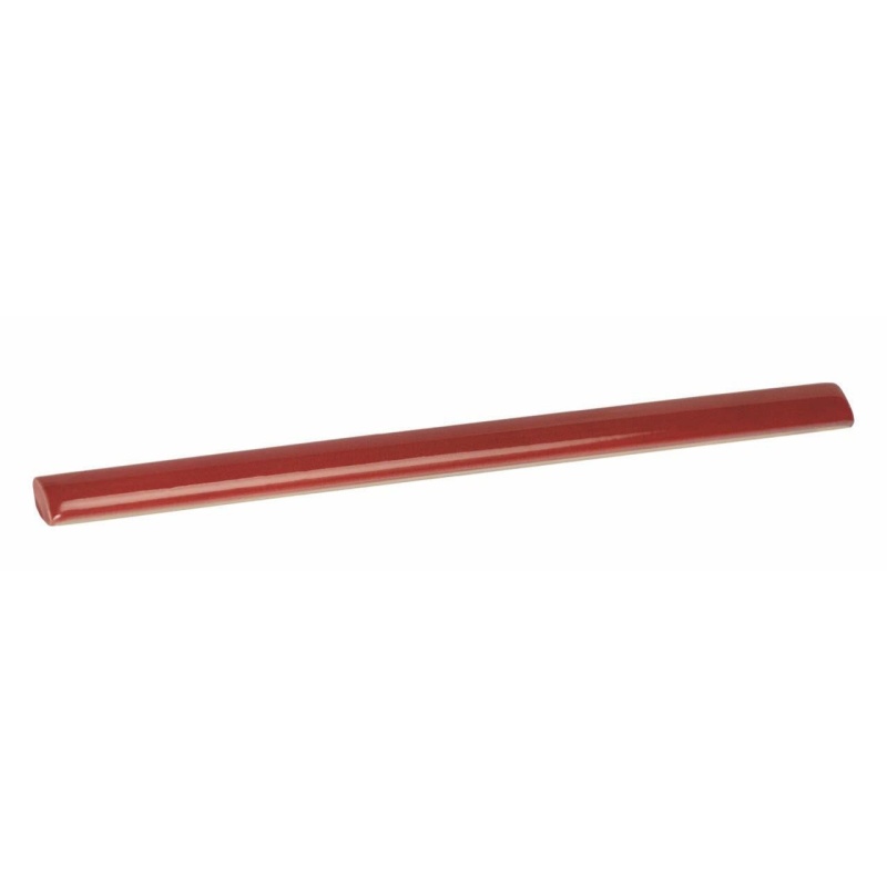 Country Red Ceramic Liner - 1/2" X 8" Jolly - Glossy