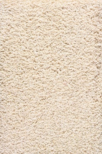 Avantgarde Shaggy Luxe Ivory Polypropylene Carpet