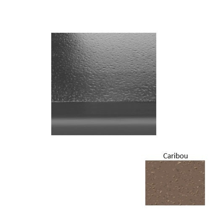 Renew 99 Caribou Hammered With 2" Nose Rubber (Sq) Stair Tread With Dupont Kevlar - Hammered