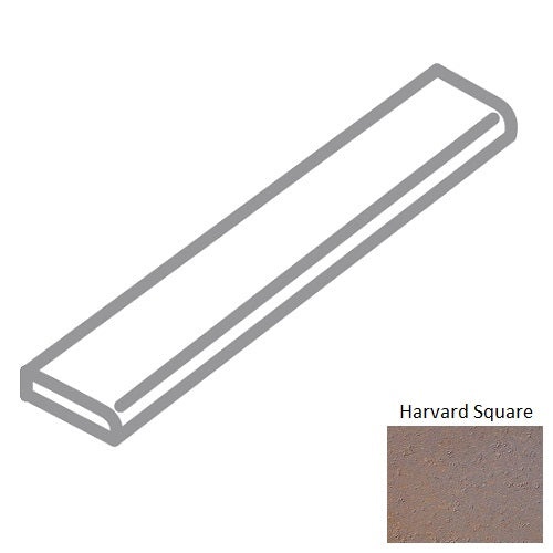 Metropolitan Harvard Square Ceramic Floor & Wall Trim - 4" X 8" Bullnose - Honed
