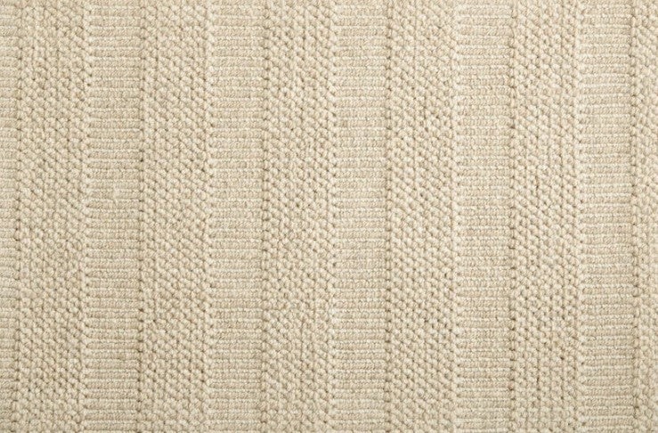 Antrim Shazia Stripe Bone Wool Carpet - Pattern
