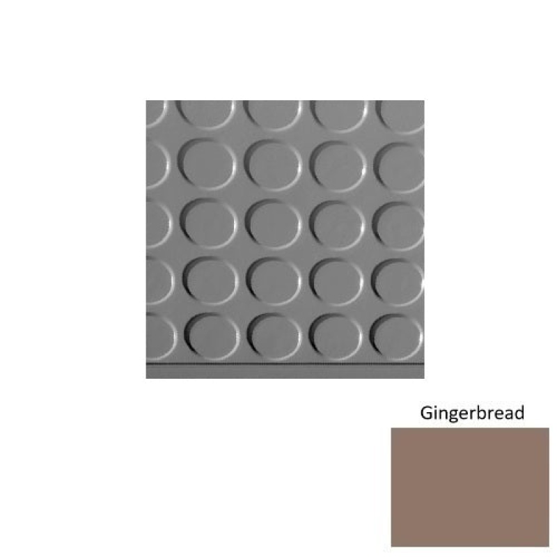 Solid 97 Gingerbread Textured Rubber Stair Tread