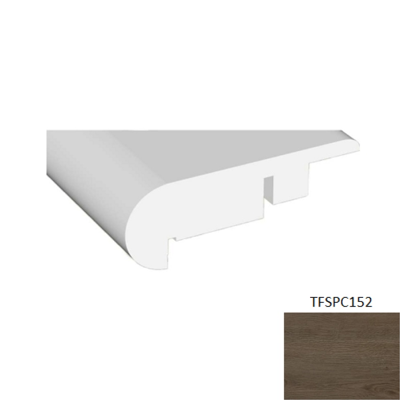 Tfspc152 Luxury Vinyl Moulding / Trim - Flush Stair Nose