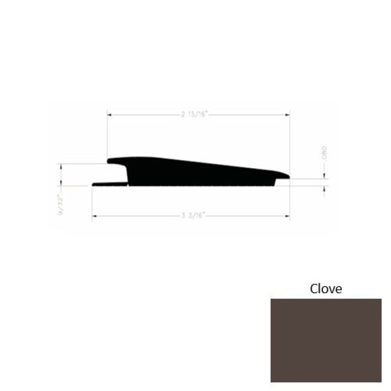 Solid 73 Clove Rubber Rolling Traffic Transition