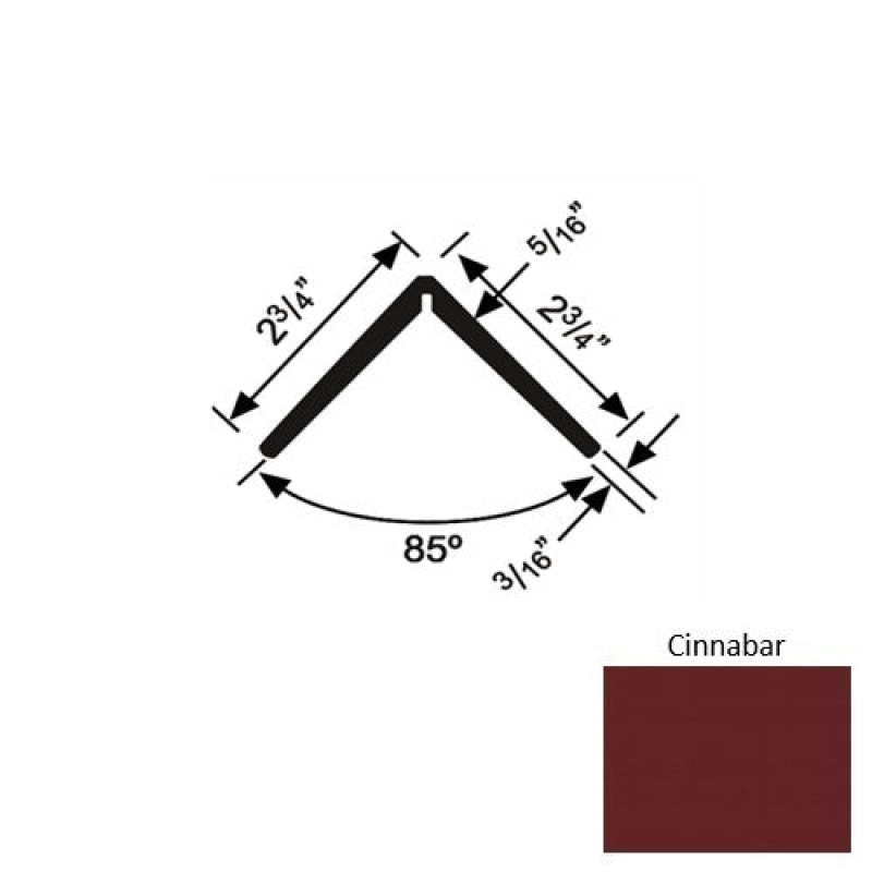 Solid 19Xtr Cinnabar Rubber Corner Guard