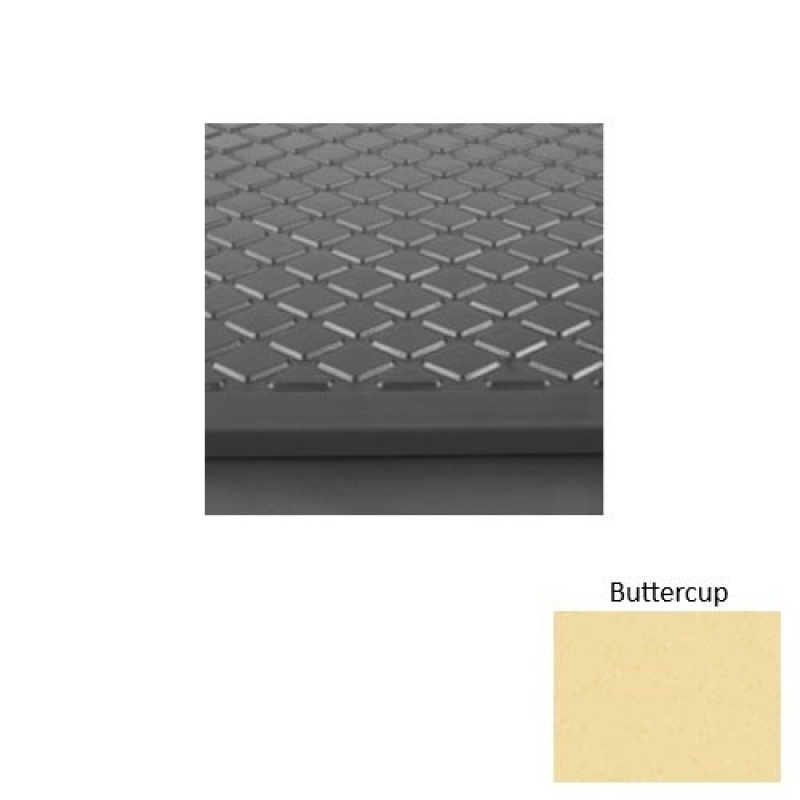 Symmetry 31 Buttercup Diamond Rubber (Rd) Stair Tread With Dupont Kevlar - Textured