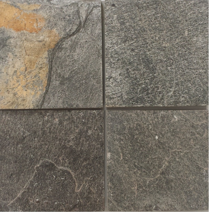 Ostrich Gray Slate Flagstone - Natural Cleft Face & Back - Random Sizes
