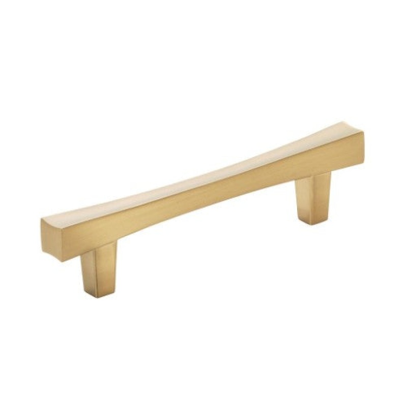 Pailou Zinc Bar Cabinet Pull - Champagne Bronze