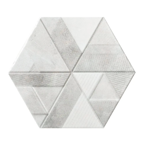 Spec 09 Ascend Porcelain Tile - Glossy & Matte - 10.2" X 11.4" Hexagon
