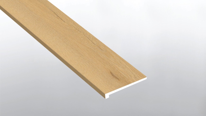 Everlife Lvt Wayne Parc Reserve Bluff View Luxury Vinyl Moulding / Trim - 12" X 47.25" Stair Tread Eased Edge - Low Gloss
