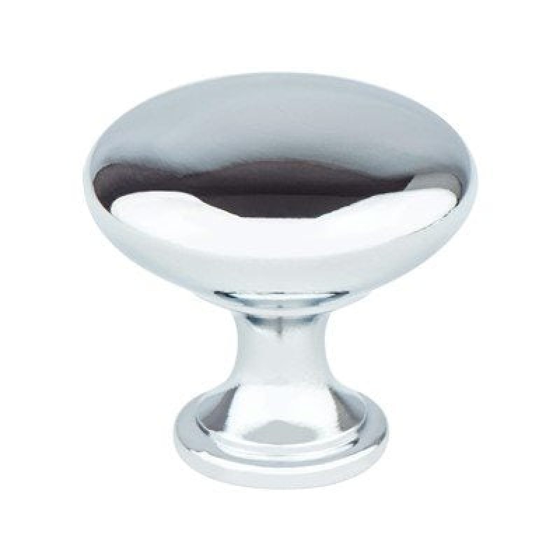 Advantage Plus Advantage Knobs Zinc Cabinet Knob - Polished Chrome - 1 1/8" Diameter