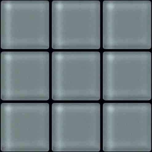 Color Palette Pale Glass Mosaic - 1" X 1"