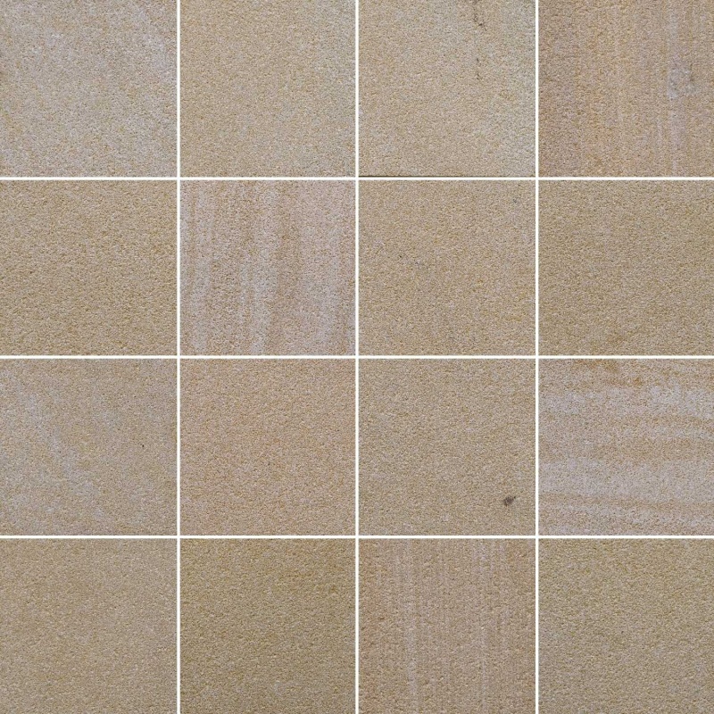 Sahara Fleuri Sandstone Tile - Sandblasted
