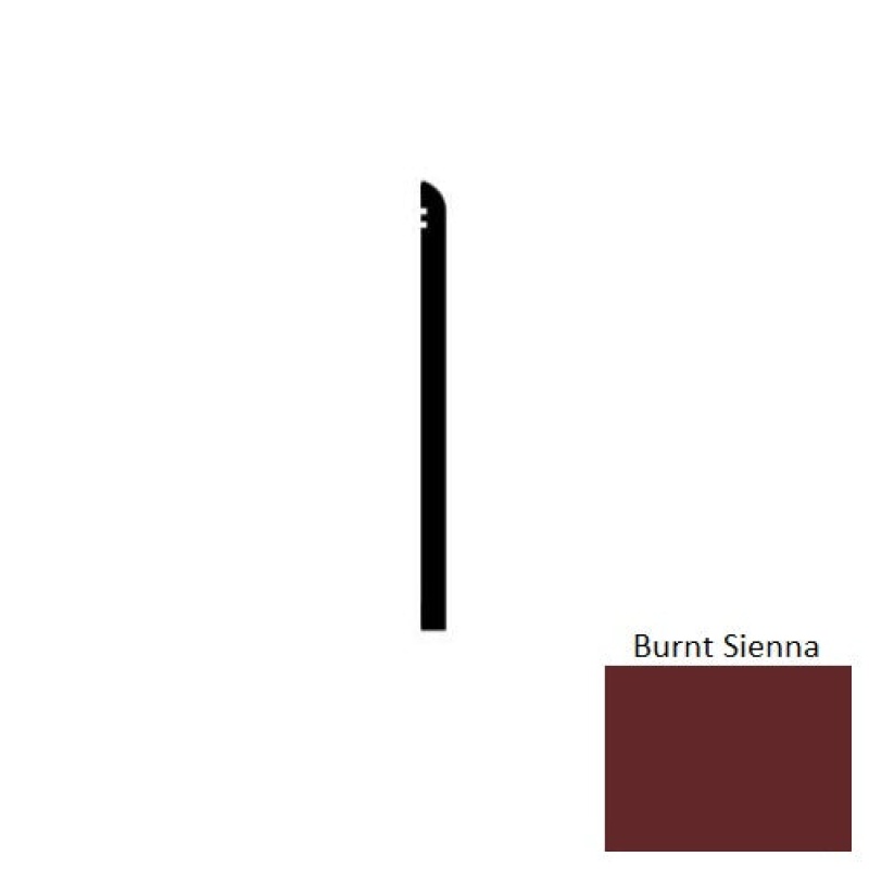 Vcb Burnt Sienna Vinyl Wall Base 4" x 48" x .080"