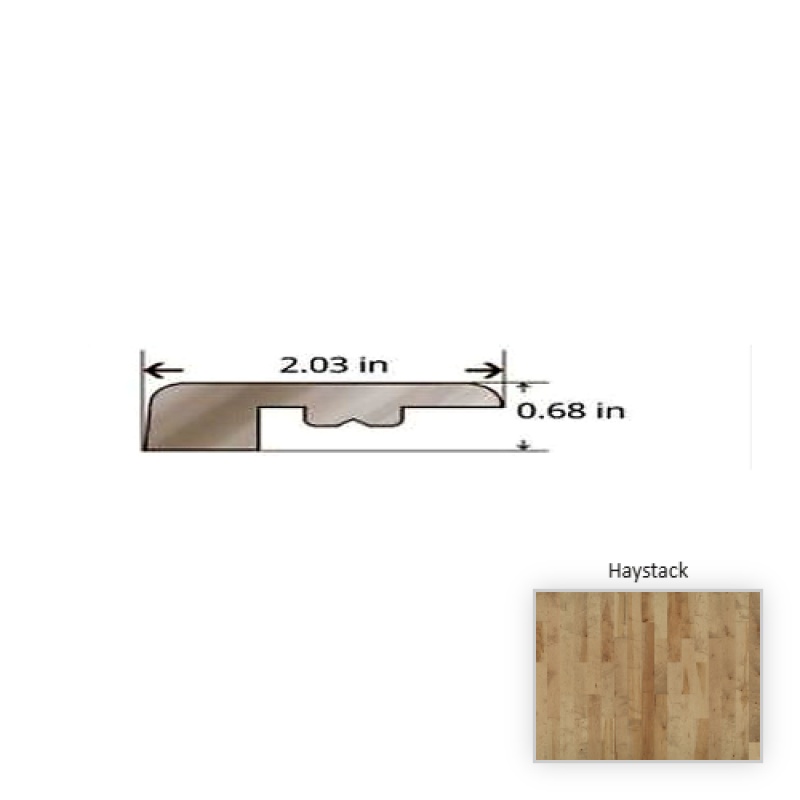 American Traditional Classics Engineered Maple Haystack Hardwood Moulding / Trim - 84.25" Threshold - Smooth Glaze Tek