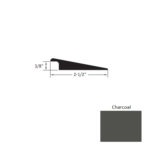 Charcoal Vinyl Moulding / Trim