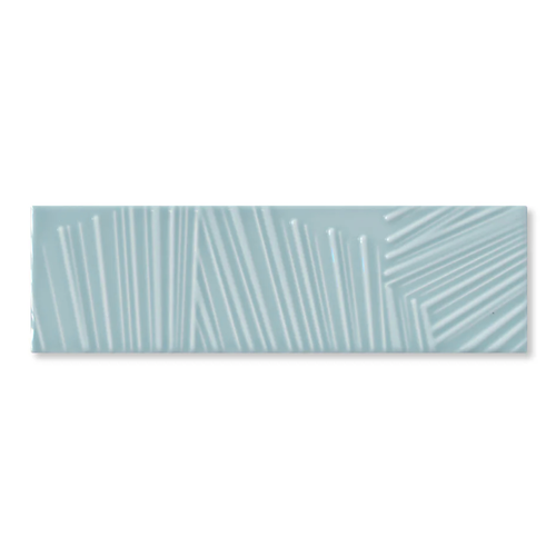 Nomad Sago Sea Foam Ceramic Tile - Glossy - 3.5" X 12"