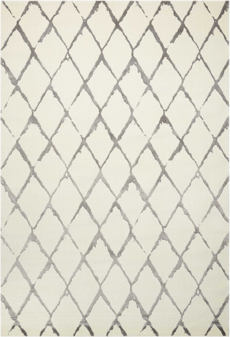 Twilight Twi15 Ivory / Grey Wool Blend Modern Area Rug
