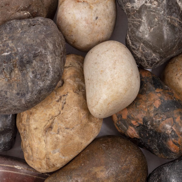 Mixed Large Marble Loose Pebble - Polished - Random Sizes