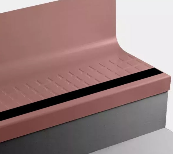 Johnsonite Spicy Chip Raised Square Rubber Stair Tread