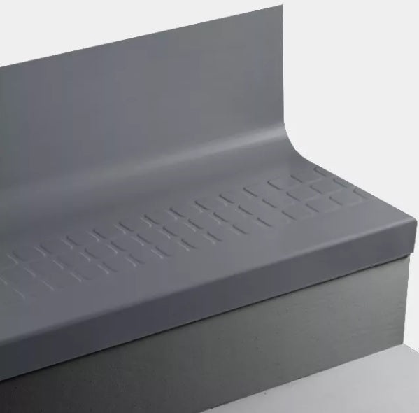Johnsonite Inkwell Raised Square Rubber Stair Tread