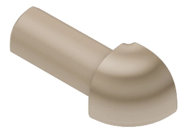 Rondec 90 Degree Outside Corner Tile Edging Trim - Light Beige
