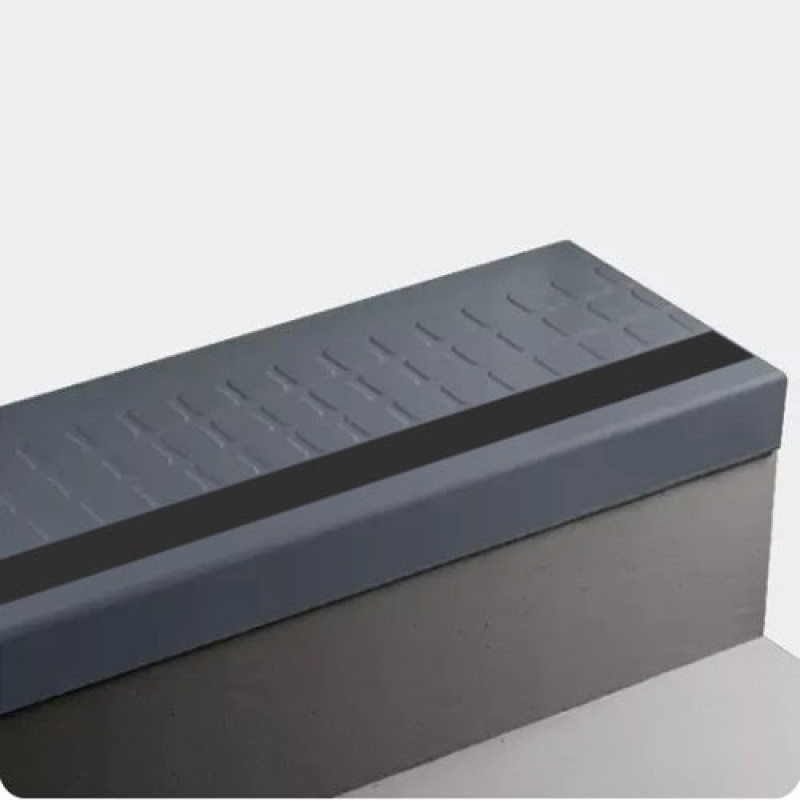 Johnsonite Navy Blue Raised Square Rubber Stair Tread