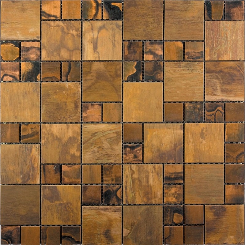 Metallico Copper Valley Metal Mosaic - Matte