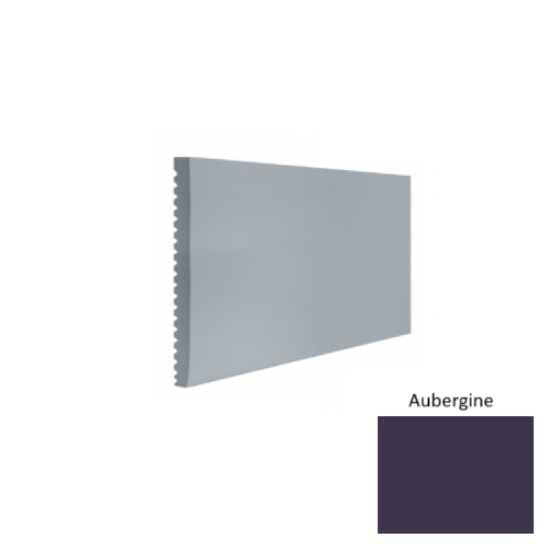 Contours #60 Candid Aubergine Rubber Profiled Wall Base - Satin