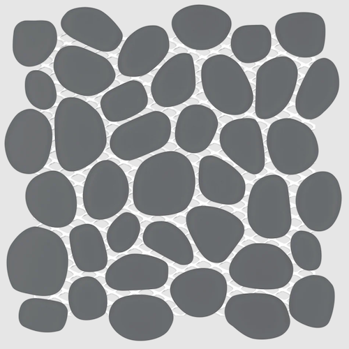 Glass Essentials Graphite Glass Mosaic - Spindrift - 11 3/4" x 11 3/4"