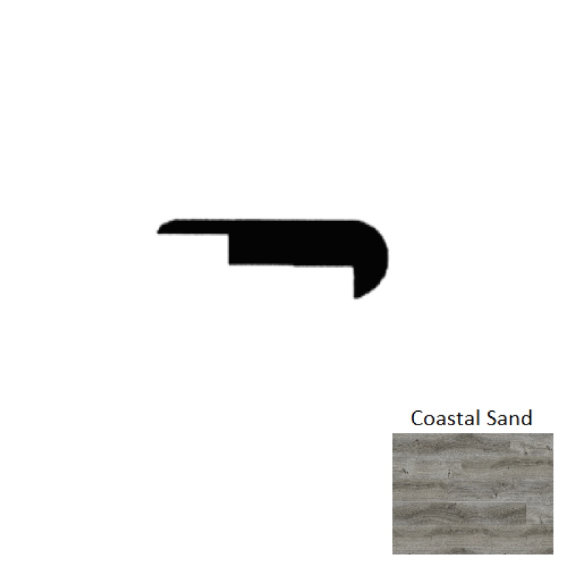 The Rock Coastal Sand Luxury Vinyl Stair Nose