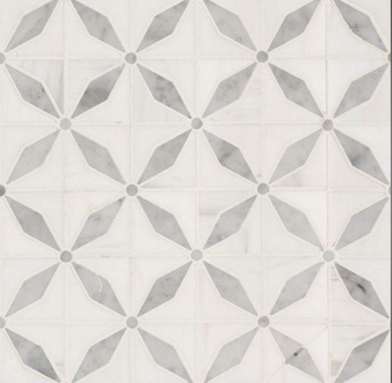 Bianco Marble Mosaic - Starlite - Polished