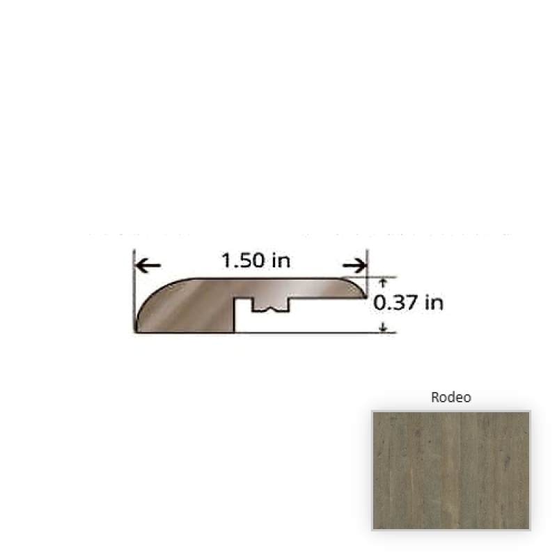 Avenue Oak Rodeo Hardwood Moulding / Trim - 84.25" Reducer - Truemark Glaze Tek