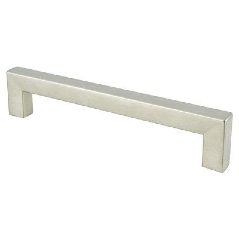 R. Christensen Square Zinc Handle Pulls - Brushed Nickel