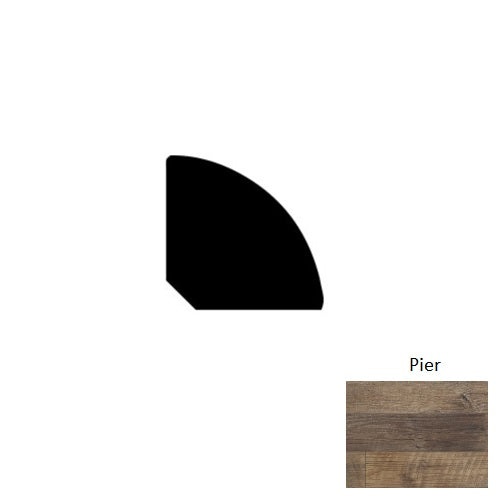 Adura Maxus (Maxus) Dockside Pier Luxury Vinyl Moulding / Trim - 94" Quarter Round - Embossed