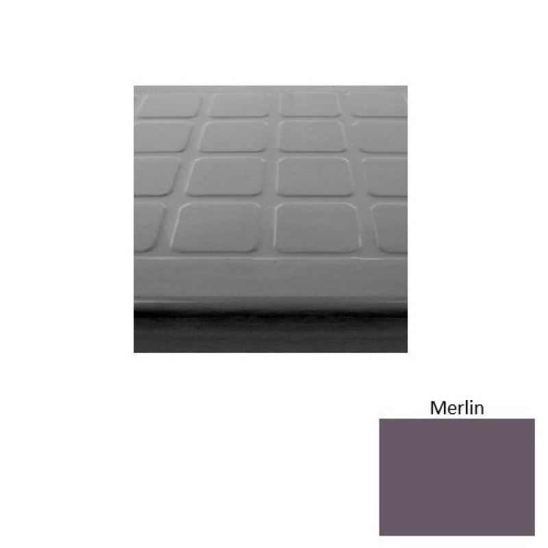 Solid 94 Merlin Raised Square Rubber (Sq) Stair Tread With Dupont Kevlar - Textured
