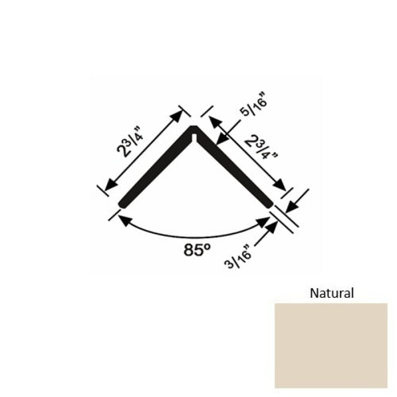 Solid 19 Natural Rubber Corner Guard