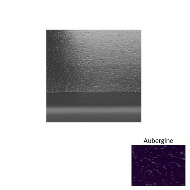 Symmetry 99 Aubergine Hammered With 2" Nose Rubber (Sq) Stair Tread With Dupont Kevlar - Hammered